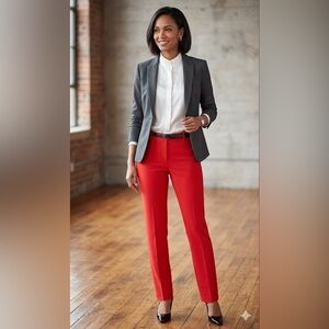 Alice + Olivia red pants  size 4